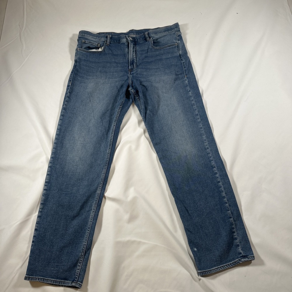 Faherty Jeans Mens 38x32 Stretch Denim Wash Slight Taper